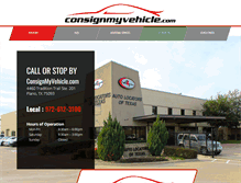Tablet Screenshot of consignmyvehicle.com